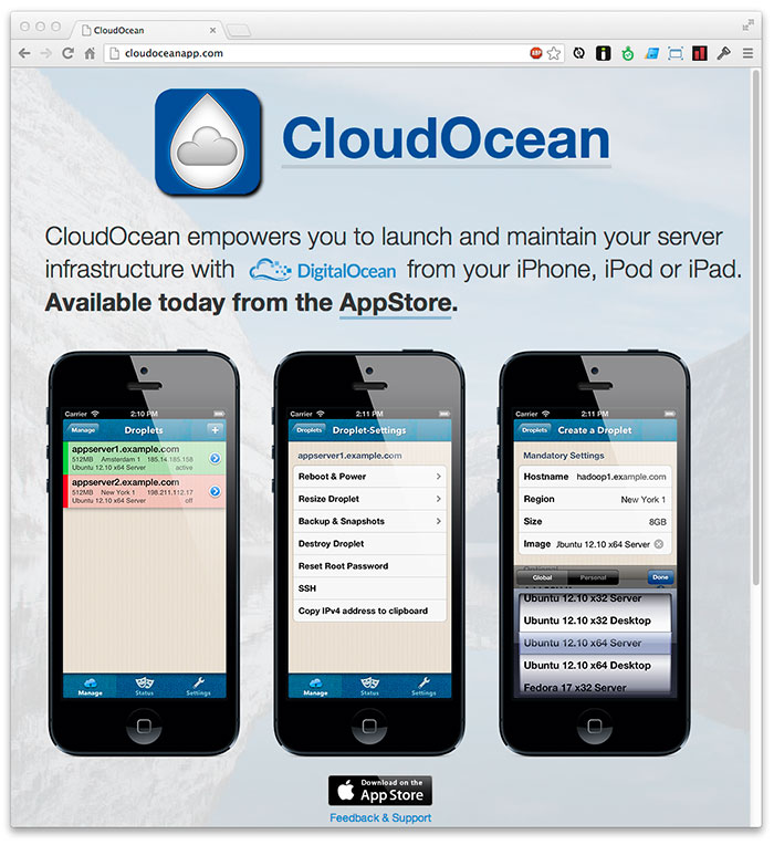 Cloudoceanapp